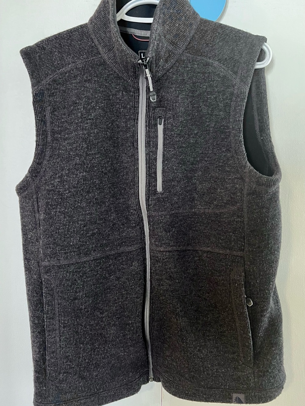 L.L. Bean Wool Blend Zip-Up Vest